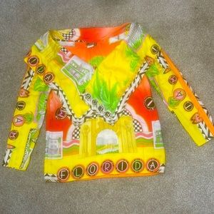Vintage Gianni Versace Miami Silk Shirt